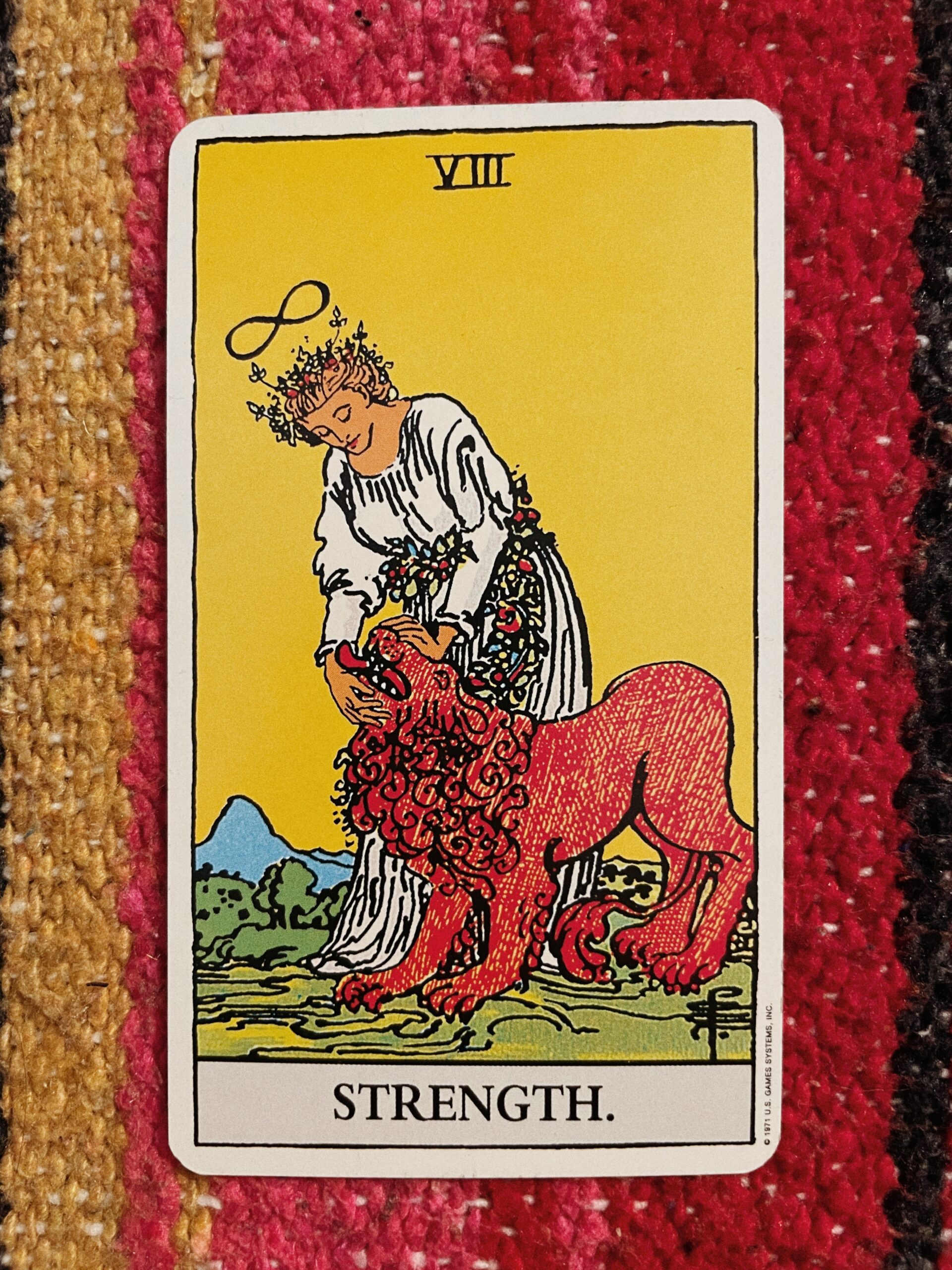 Strength Rider Waite Tarot Deck Amy Jones