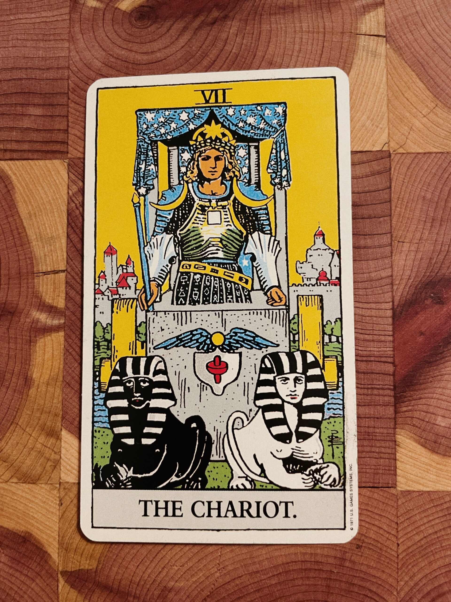 The Chariot Rider Waite Tarot Deck Amy Jones