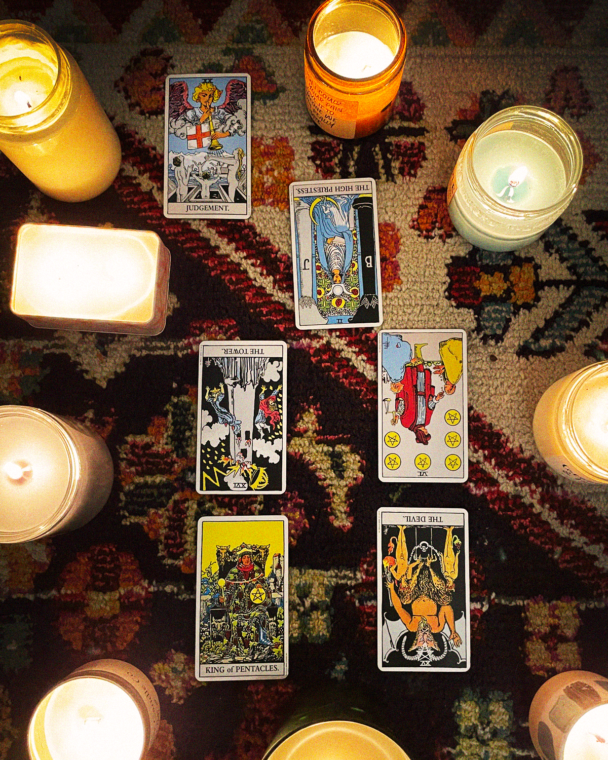 Amy Jones Tarot Spread Judgment