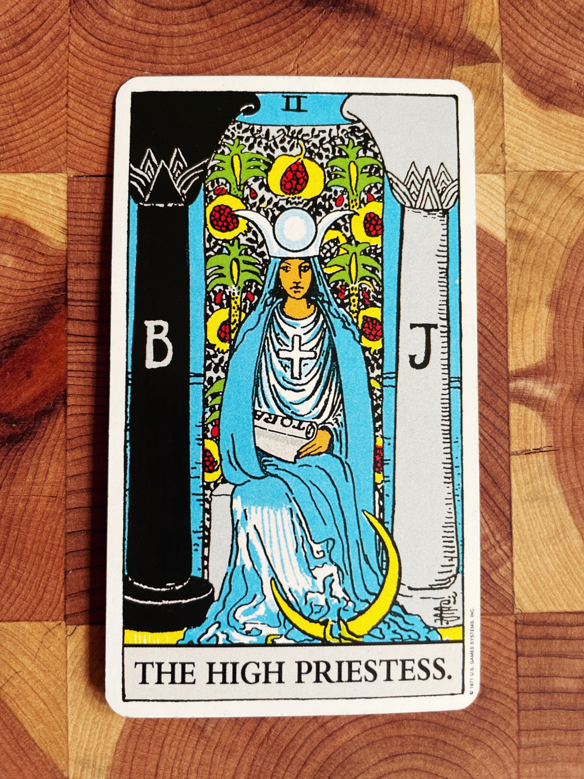 The High Priestess Rider Waite Tarot Deck Amy Jones Tarot Reader