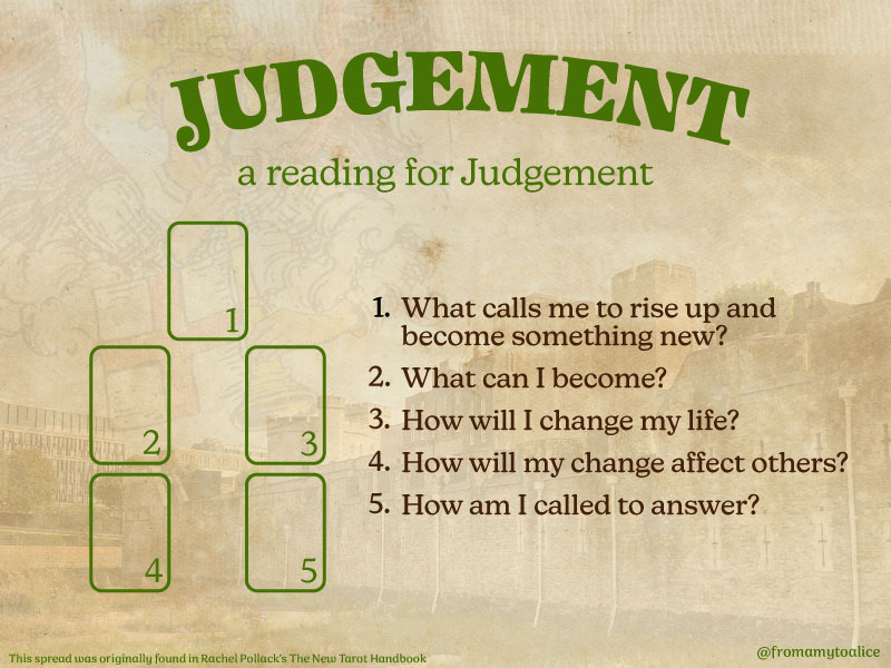 A Tarot Reading for Judgement